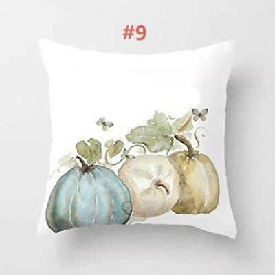 

Halloween Pumpkin Cushion Cover Square Pillow Case Thanksgiving Day Decor 18"