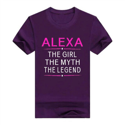 

Alexa The Girl The Myth The Legend Name T-Shirt