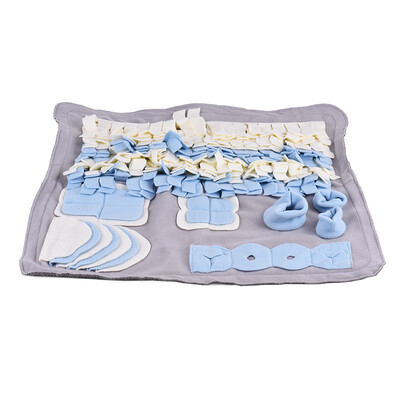 

Handmade Dog Play Mat Snuffle Training Feeding Foraging Mat Nose Work Blanket Machine Washable Pet Toys