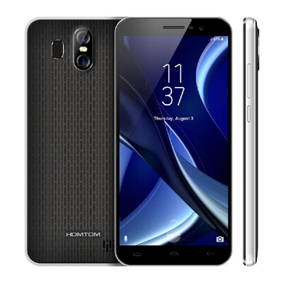 

HOMTOM S16 Fingerprint Mobile Phone 55 Inch 189 1280640 Pixels Screen 2GB RAM 16GB ROM Rear Camera 13MPFront Camera 8MP MTK658