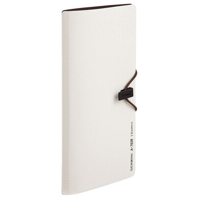 

Comix A7628 30 Portable Card Holder Card Album Germini Series White
