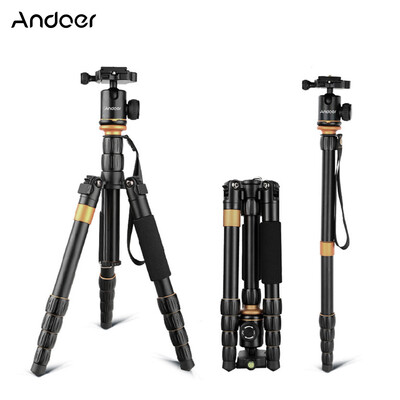 

Andoer Professional Foldable Detachable Adjustable Photography Digital Camera Camcorder Video Tripod Monopod Ball Head for Canon N