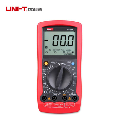 

UNI-T UT107 Automotive Multi-Purpose AC DC Current Voltag Meter Voltage Temp Multimeters Voltmeter Resistance Frequency Tester