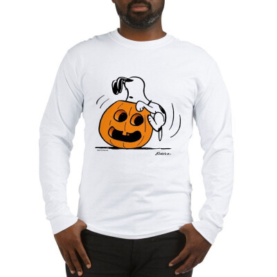 

CafePress - Snoopy Jack O Lantern - Unisex Cotton Long Sleeve T-Shirt