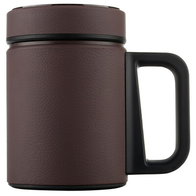 

Jingdong supermarket] Vientiane (WANXIANG) I25P 420ML men's business-type purple cup cup purple sand liner tea cup with a filter leak with a handle palm wood gray