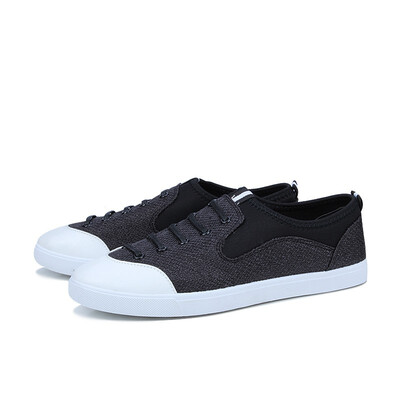 

Canvas mens shoes a pedal canvas lazy mens shoes Korean version of the wild casual set foot driving shoes men