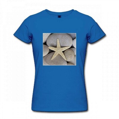 

Andrea Haase Nature Photography Starfish on Pebble Close up Women T-Shirt