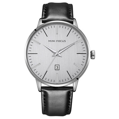 

BOFUTE Male Watches Business Watch Quartz Watches Japanese Movement Calendar Waterproof Metal Mesh Genuine Leather Strap 0115G