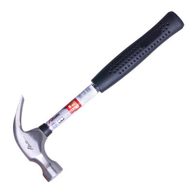 

Tactix 706313 claw hammer steel pipe handle from the nail hammer iron hammer 225 g steel pipe handle woodworking pull nail hammer