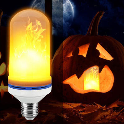 

LED Flame Effect Fire Light Bulb E26 Flickering Flame Lamp Simulated Decorate CA