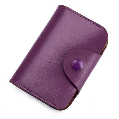 

Genuine Leather Card Wallet for Men&Women Cowhide Business Card Holder Credit Card Purse