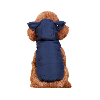 

Huayuan pets hoopet dog clothes Teddy vest autumn&winter vest small dog cat pet coat L