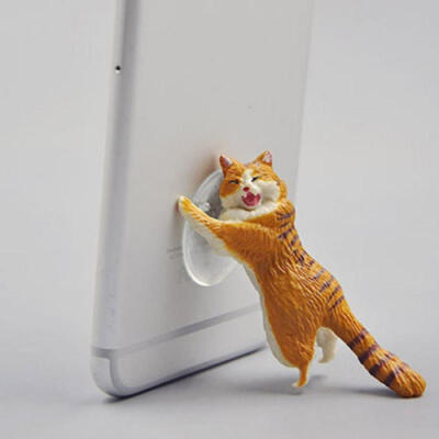 

Funny Cute Lift Up Stand Bracket Support Mounts Holder Mobile Phone Cat Animal