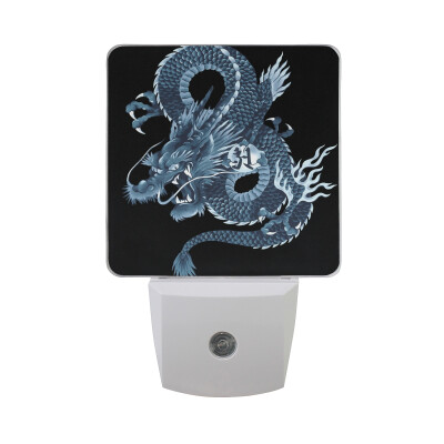 

ALAZA LED Night Light With Smart Dusk To Dawn SensorDragon Hunt Plug In Night Light