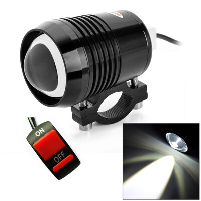 

1pcs Motorcycle U2 LED Headlights Motorbike Spotlight moto bike fog Lights 12v 6500K 1200LM Headlamp auxiliary Driving Lamp DRL