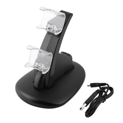 

LED Dual USB Charger Docking Station for Playstation of PS4 Gamepad Joystick