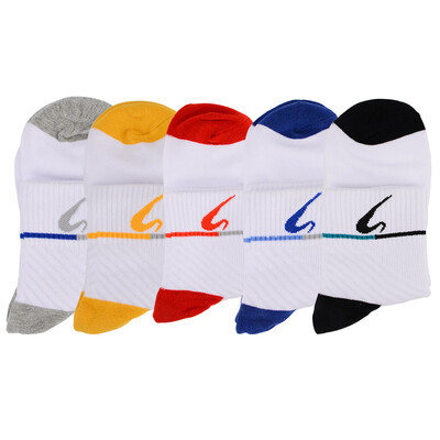 

Lion Enpex sports socks 5 pairs of men&39s thickening mixed color anti-cotton socks badminton sports socks are
