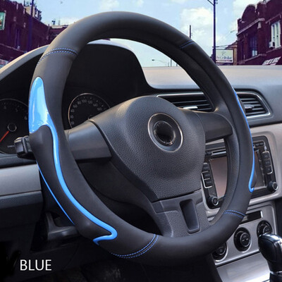 

Car Steering Wheel Cover 363840cm Micro Fiber Leather Antiskid Comfortable gentlemanly Car interior protection accessories