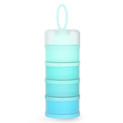 

MillyMally milk powder box portable baby baby out mini-package large-capacity storage tank milk powder blue