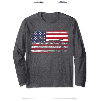 

4th of july duck long sleeve shirt - patriotic duck shirt