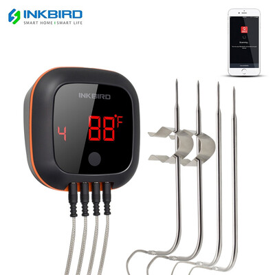 

INKBIRD IBT - 4XS Bluetooth Wireless Digital Cooking BBQ Grilling Thermometer
