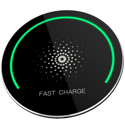 

5mm Ultra-thin 10W Qi Wireless Phone Fast Charger for iPhone X 8 Samsung Galaxy S8 Note 8 S9 Plus Wirless Charging Pad