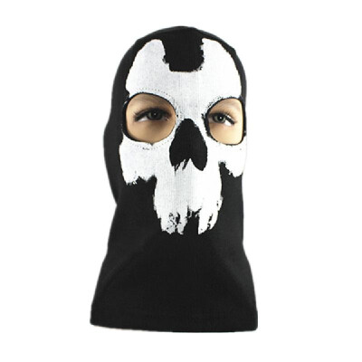 

Ghost Skull Mask Full Face Skeleton Hood Balaclava Biker Motorcycle Riding Cycling Masks Costume Halloween Props