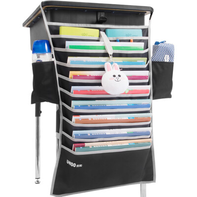 

Excellent and (UHOO) 6510 students hanging book bag sapphire 64 * 43cm desk book racks book legislation