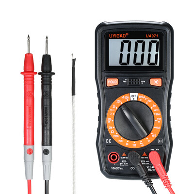

UYIGAO Digital Multimeter 2000 Counts Multi-functional Mini Voltage Meter Multi Meter Voltmeter Ohmmeter Measuring ACDC Voltage D