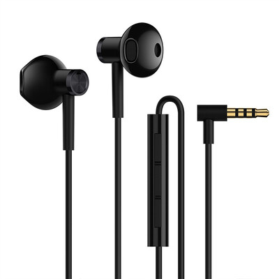 

Original Xiaomi Earphones MI Headphones Dual Units Half In-Ear Mic Wire Control 35MM Slot For iPhone Android Smart Phones Headset