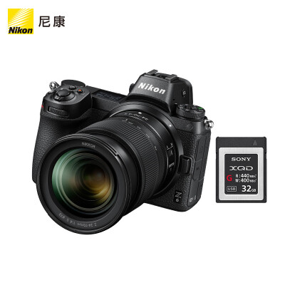 

Nikon Z6 full frame micro single digital camera body with FTZ bayonet adapter XQD 32G memory card