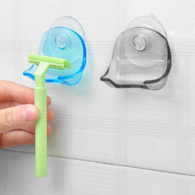 

Shaver Toothbrush Holder Washroom High Power Suction Cup Hook Razor Bathroom Min