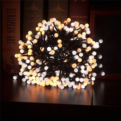 

JUEJA 3 Meters 400 Bulbs LED Double Colors Christmas Festival Lamp String EU PLUG