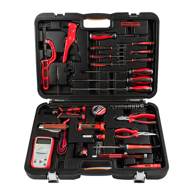 

Wanko WORKPRO W2163 multi-function telecommunications home kit set manual hardware repair tools set electrician multimeter combination