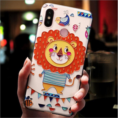 

Phone cases For Xiaomi5X For Redmi 5 Plus covers Silicone Soft TPU 3D Emboss Patterned Fitted cases