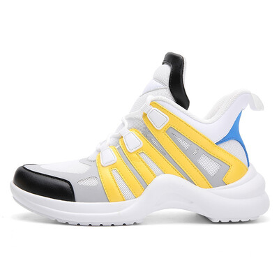 

2018 New Fashion Women Sneakers Height Increasing 5 CM Luxury Shoes Women Designers Clunky Dad Shoes Tenis Feminino