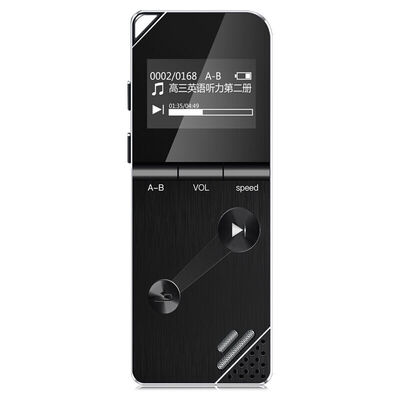 

Landscape SANSUI F9 mp3 player 8G student Walkman music outside sports running mini recording pen black