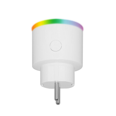 

Wi-Fi Remote Control Smart Socket Mini Practical Timing Adjustable RGB LED Color Intelligent Plug with LED Indicator