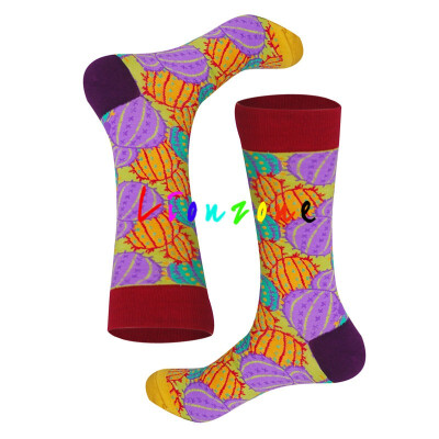 

LIONZONE 2018 New Arrived Totem Western Style Happy Socks Women Plus Size Cactus Worship Symbols Neutral Socks Fashion trend