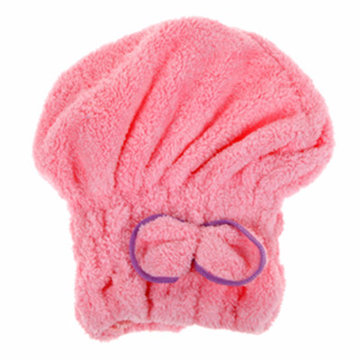 

6 Colors Microfiber Solid Quickly Dry Hair Hat Womens Girls Ladies Cap Bath Accessories Drying Towel Head Wrap Hat