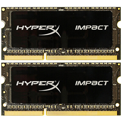 

Kingston Kingston hacker gods Impact series DDR3L 1600 16GB 8Gx2 notebook memory HX316LS9IBK2 16