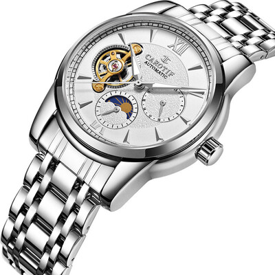 

Mens Watches Top Brand Luxury Automatic Mechanical Watch Men Full Steel Business Waterproof Sport Watches