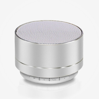 

New A10 bluetooth speaker aluminum alloy card mini speaker wireless LED light bluetooth speaker