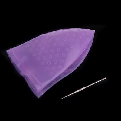 

Unisex Professional Reusable Salon Highlighting Dye Frosting Cap Hair Coloring with Metal Hook
