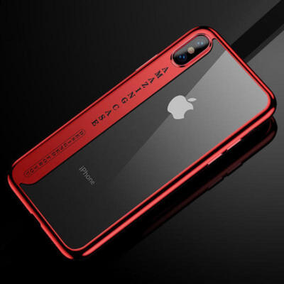 

For iPhone X XR 7 8 Plus Luxury Shockproof Silicone Case Slim Rubber Gel Cover