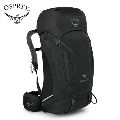 

Osprey Kitty backpack hiking professional outdoor bag large capacity backpack mens backpack comes with rain cover Kestrel 48 gray M L