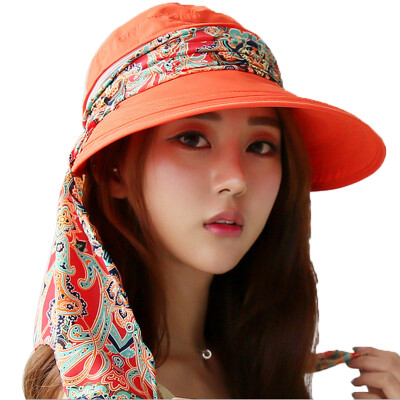

(MSEK) WMZ160478 дамы Корейская версия солнечных банок двойного назначения съемные большие карнизы солнце на открытом воздухе шляпа оранжевый