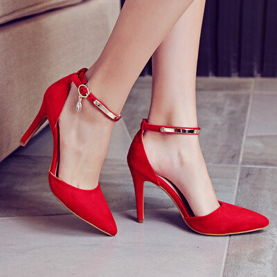 

Ying Ji Womens Shoes Popular Sandals Sexy High Heel 2016 Summer new style Fashion Big yards Small size The shoes of dating