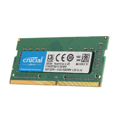 

Laptop Notebook Universal 4GB Single DDR4 2133MTs PC4-17000 CL15 12V SODIMM 260-Pin Memory CT4G4SFS8213