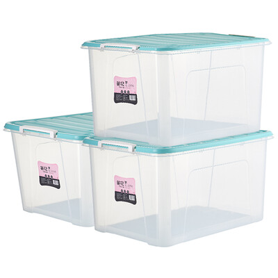

Camellia 58L transparent matte storage box finishing box Bai Na storage box B2804P3